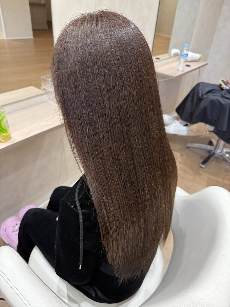 透明感ベージュカラー